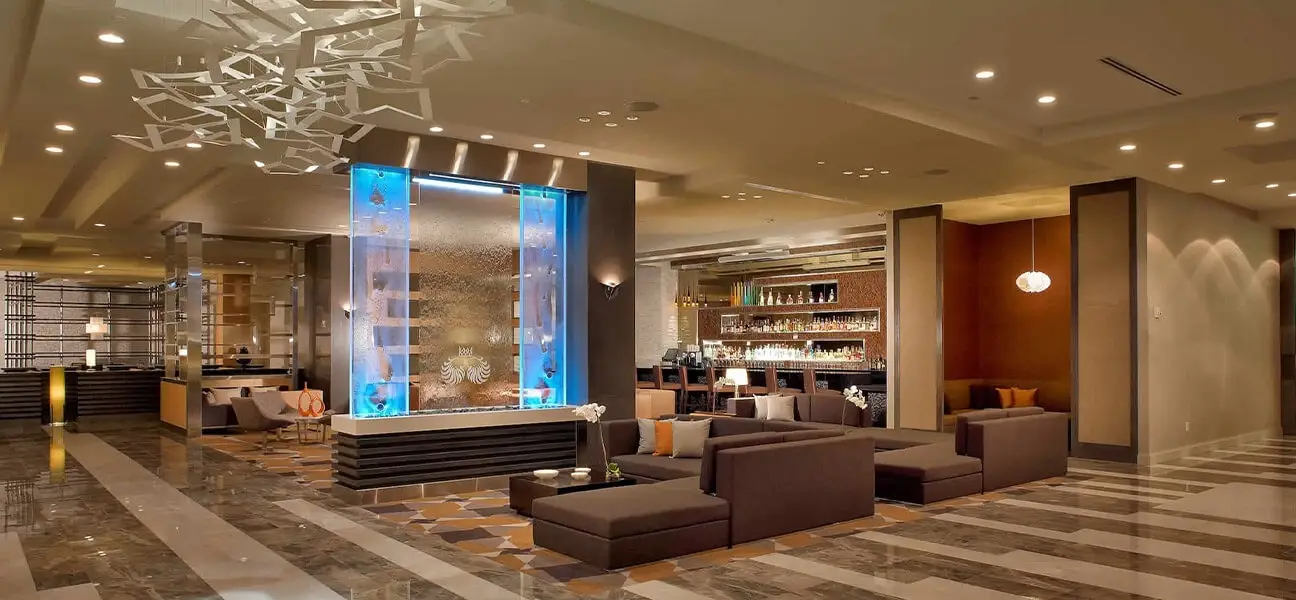 EB Hotel Miami Airport lounge view