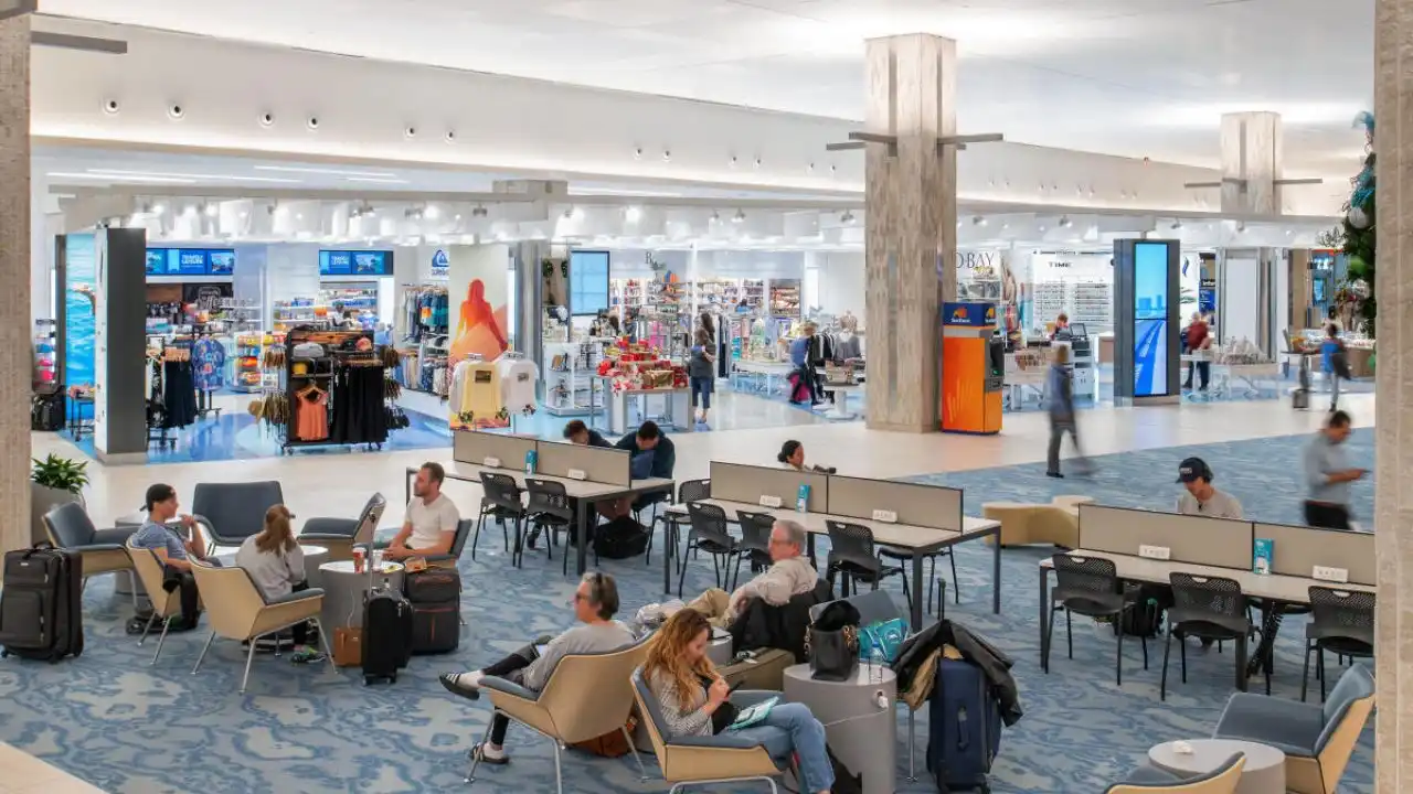 Luxury and convenience shops at MIA Central Terminal