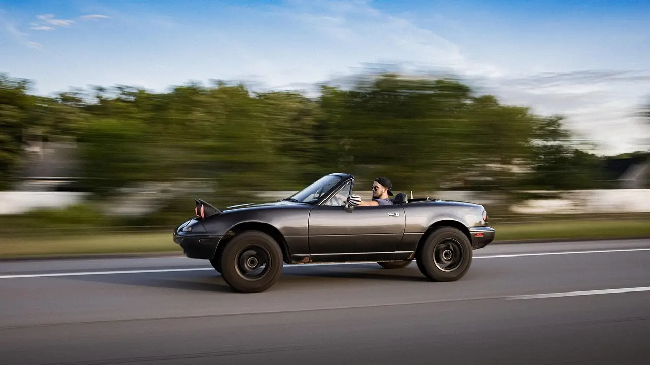 Mazda Miata RF at Alamo Car Rental