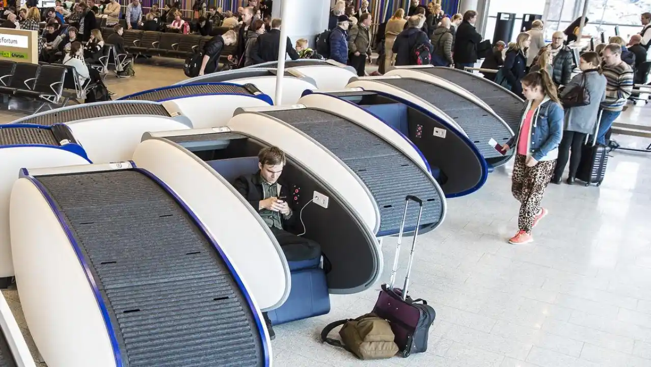 Sleeping Pods at Miami Airport