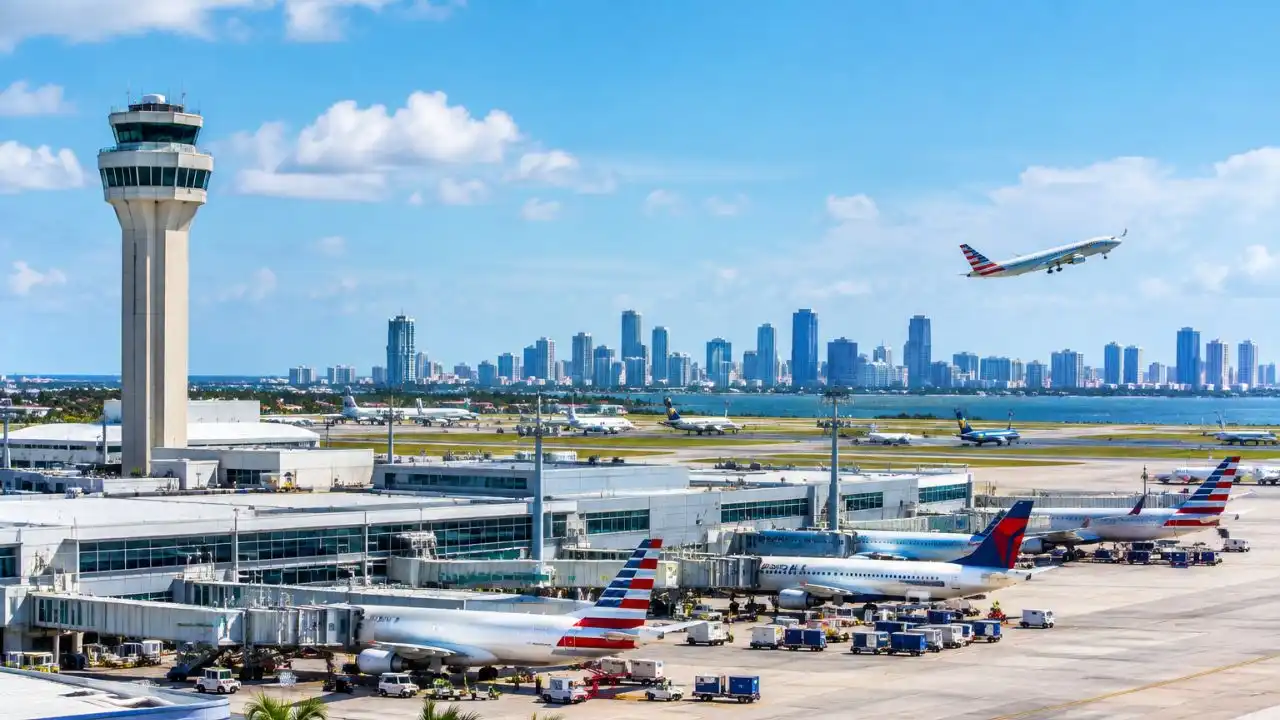 Six prominent airports serving Miami and surrounding areas