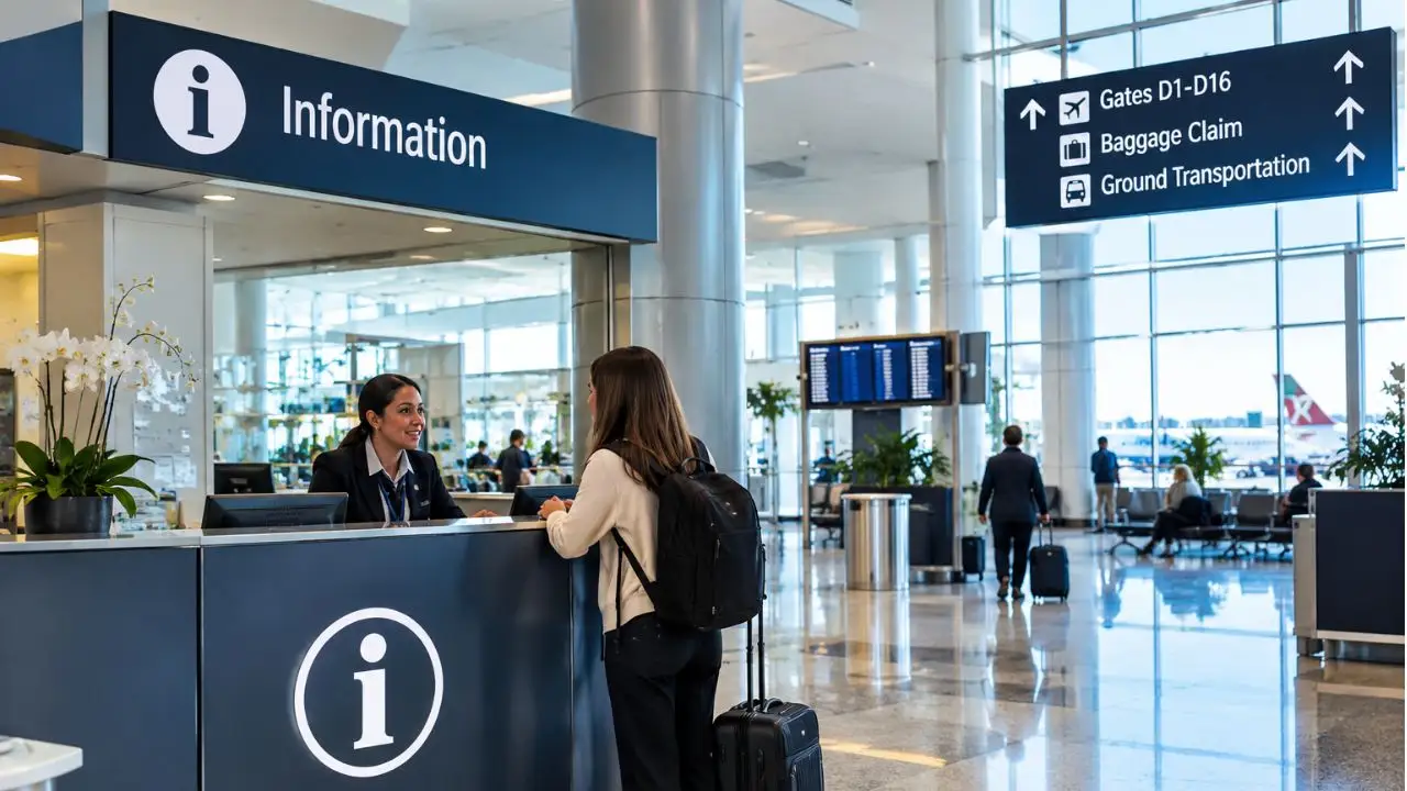 Royal Air Maroc MIA Terminal amenities and facilities