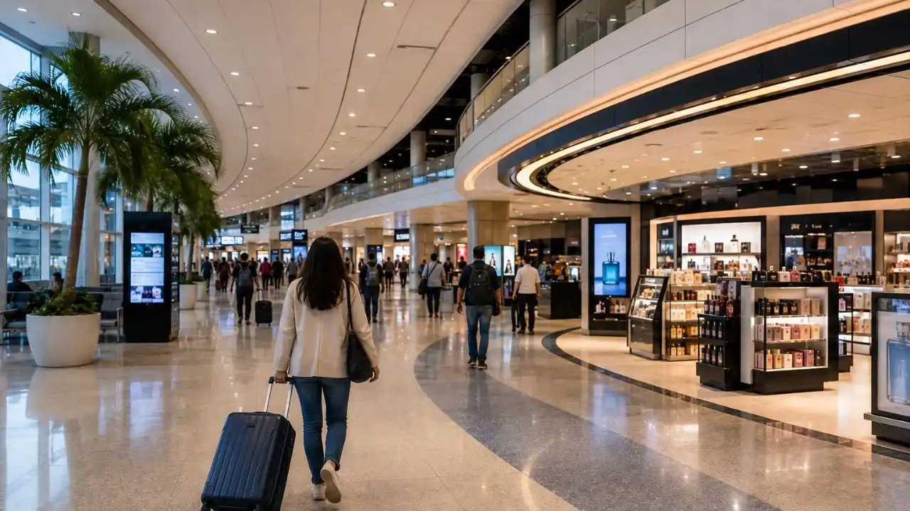 Miami Airport duty-free shopping for tax savings