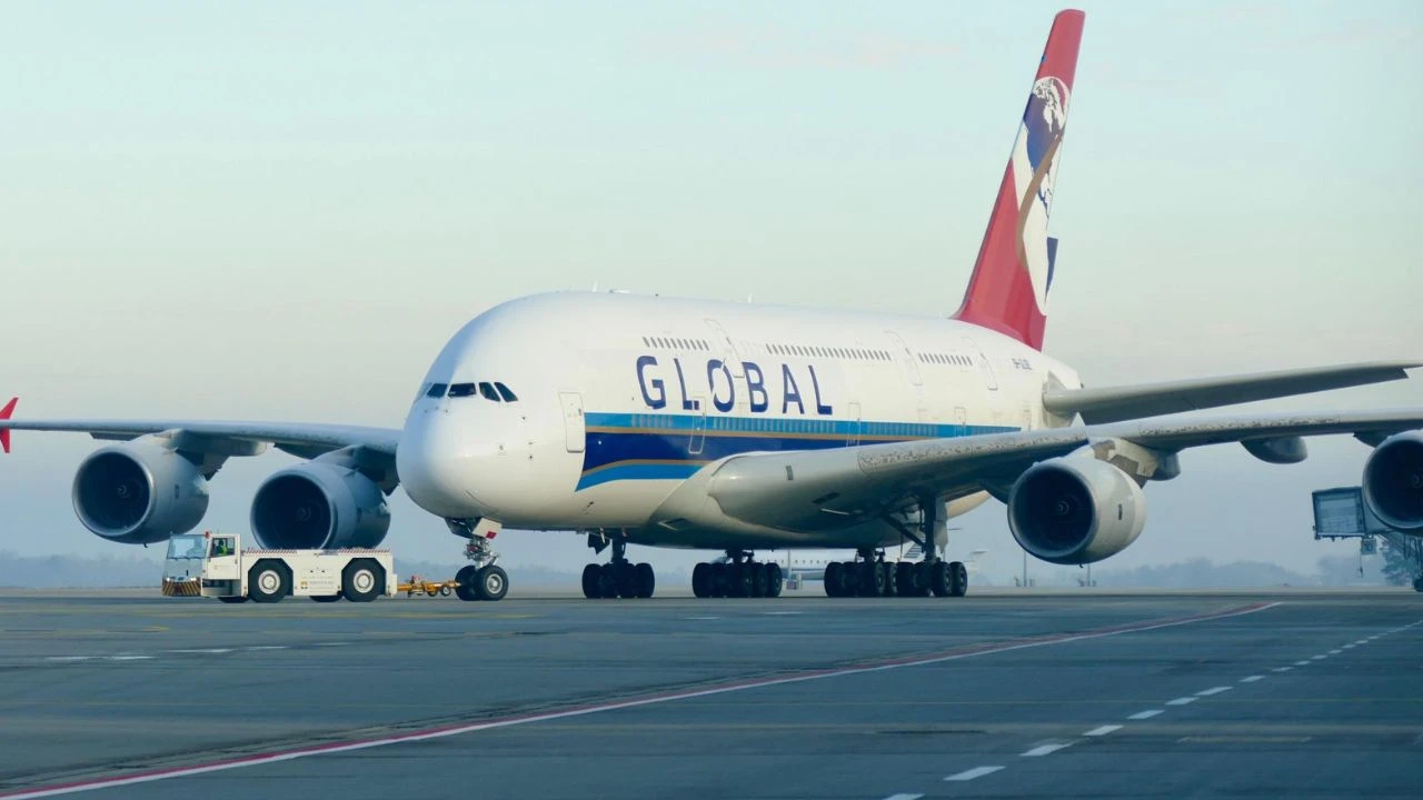GlobalX Departure from Mia Terminal