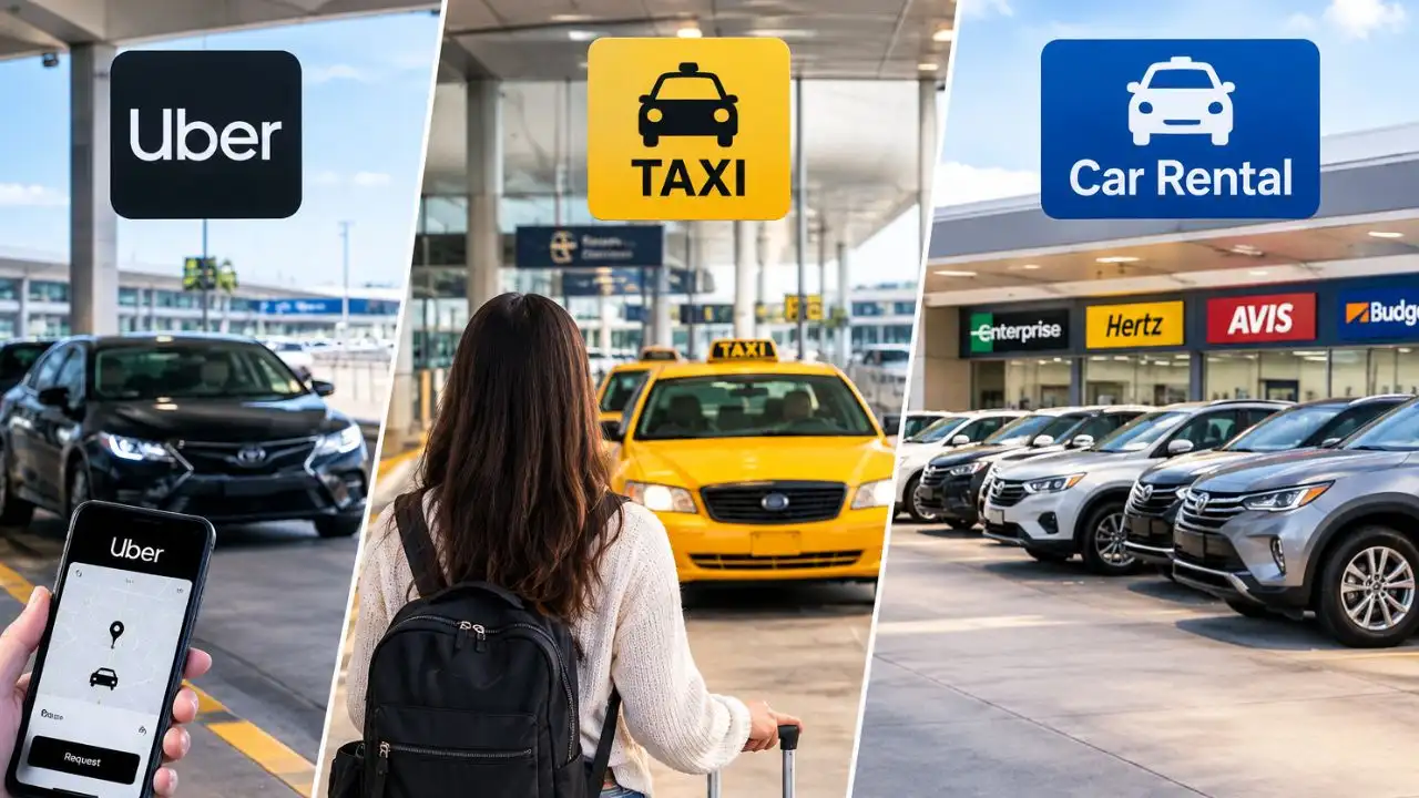 Uber vs car rentals vs taxis at Miami International Airport
