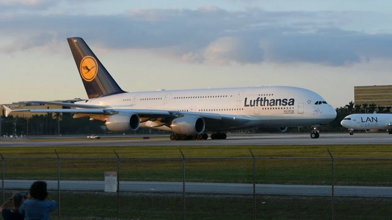 Lufthansa Passengers in Miami Airport