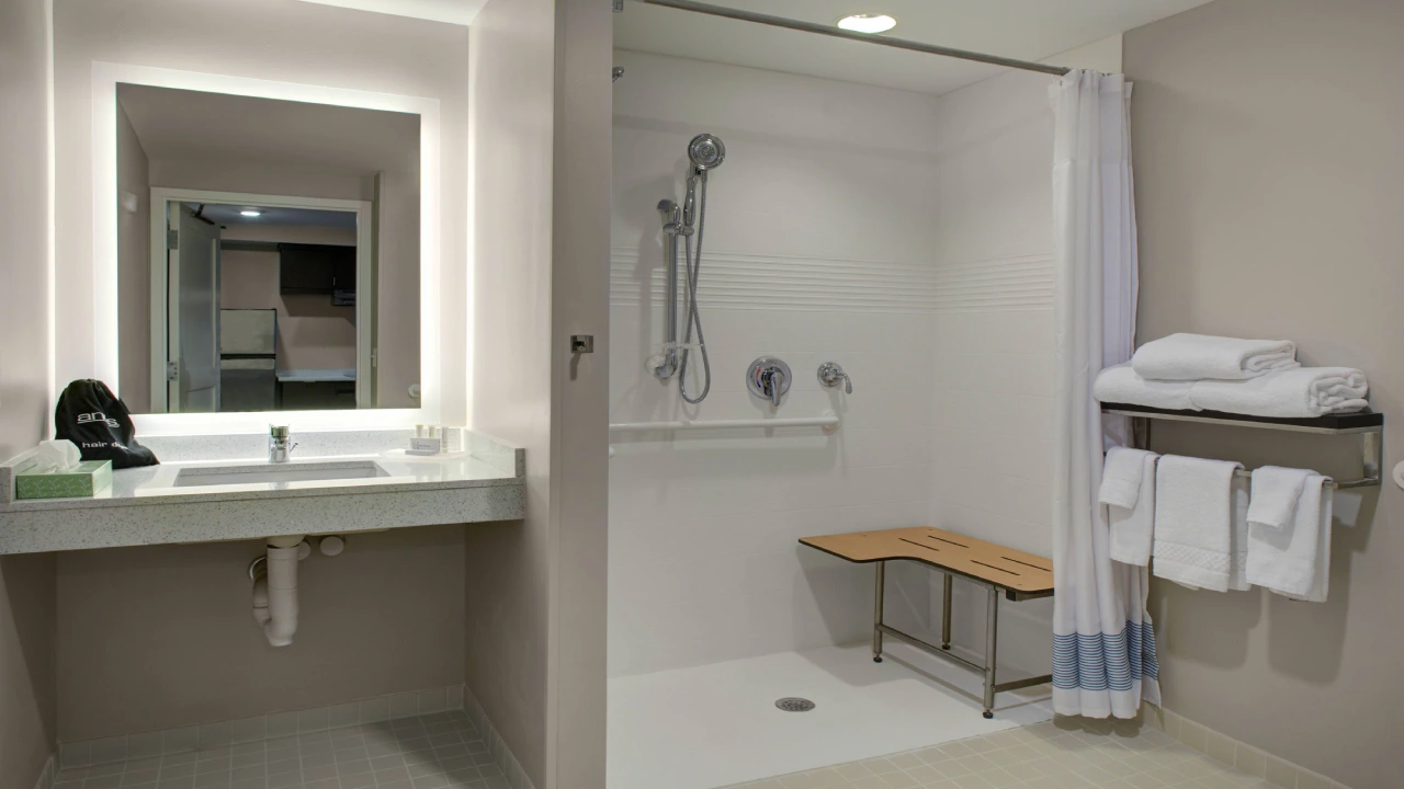 Accessible Room with Roll-in Shower