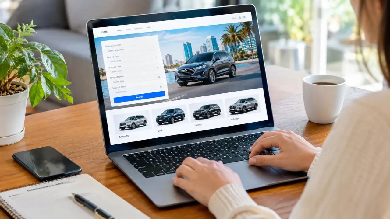 SUV Rental Booking Process
